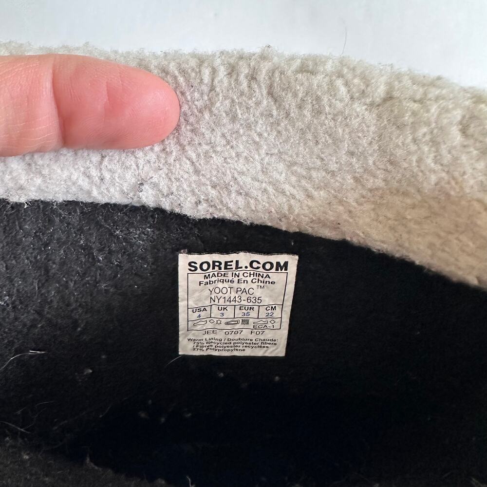 Sorel Yoot Pac Floral Pastel Winter Snow Boots - Size 4 - Picture 2 of 7
